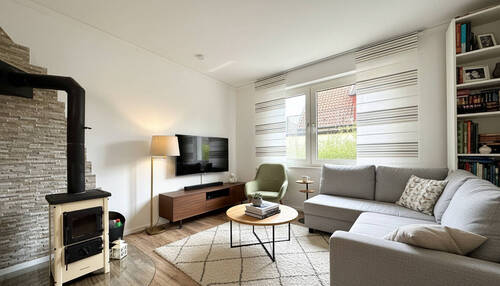 Wohnzimmer EG - 6 Zimmer Einfamilienhaus in Osnabrück
