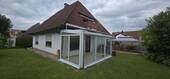 Ansicht mit Wintergarten - 5 Zimmer Einfamilienhaus in Puchheim