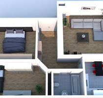 helle, großzügige 3-Raum-Wohnung im EG mit PKW-Stellpaltz im Herzen von Döbeln