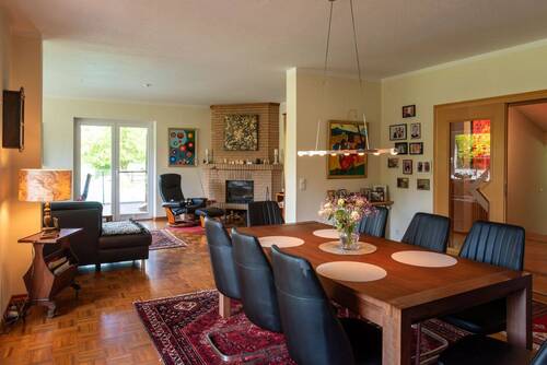 Wohnzimmer mit Esszimmer - 