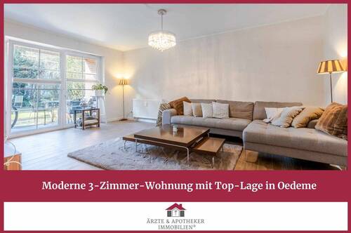 Ärzte & Apotheker Immobilien - Moderne 3-Zimmer-Wohnung mit Top-Lage in Oedeme