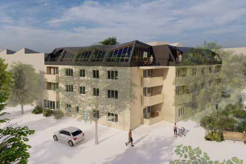 Visualisierung Dachausbau - Etagenwohnung mit 161,70 m&sup2; in Berlin zum Kaufen