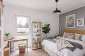 Schlafzimmer 1 (Virtuelles Staging) - 