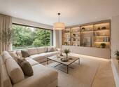 Visualisierung Wohnzimmer - 5 Zimmer Einfamilienhaus in München
