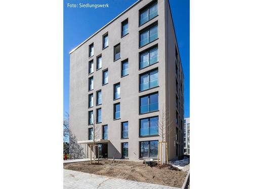 Baufortschritt Haus 7: Blick von Osten - 