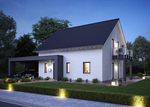Hausansicht - Unser preisgekröntes Aktionshaus (schlüsselfertig) inkl. Grundstück