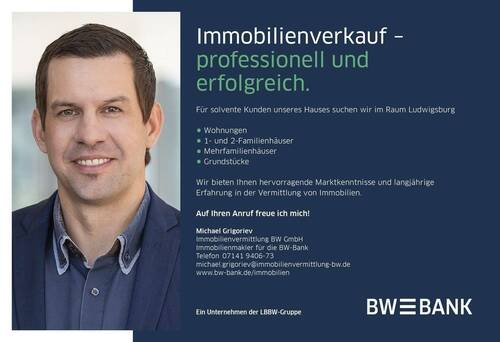 Ihr Ansprechpartner - 1 Zimmer Etagenwohnung in Ditzingen