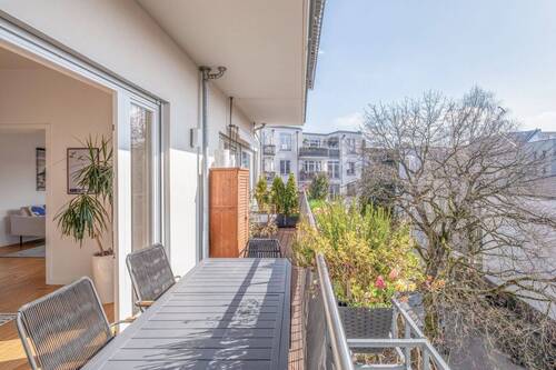 Balkon - 5 Zimmer Etagenwohnung in Berlin