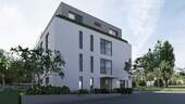 Visualisierung Vorderansicht - 3 Zimmer Etagenwohnung in Bad Vilbel