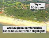 Strandnahes Einzelhaus - Seltene Gelegenheit: Wyk-Südstrand - exklusives Einzelhaus. Provisionsfrei!