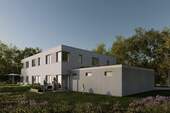 Visualisierung - Leben im Neubau: Großzügige 5-Zimmer-Wohnung mit Terrasse und Carport