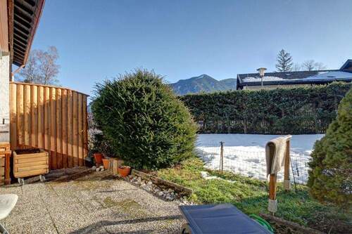 Terrasse - Sonnige Terrasse mit Bergblick gewünscht? Gemütliche 2-Zimmer-Gartenwohnung in SchlierseeNeuhaus!