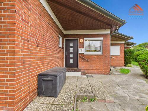 Außenansicht 1 - Modernisiertes 1 Zi. Reihenmittelhaus - Bungalow in ruhiger Lage von Cuxhaven-Sahlenburg