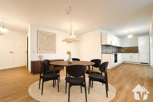 Essbereich Visualisierung - Alles auf einer Ebene - Moderne Erdgeschosswohnung mit moderner Küche in Haselünne