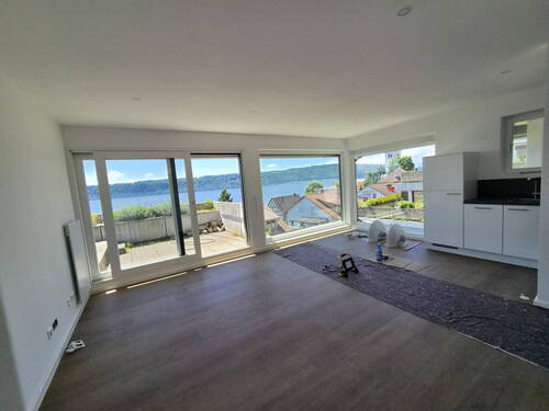 Wohn- und Esszimmer Aussicht - 2 Zimmer Terrassenwohnung zum Kaufen in Sipplingen