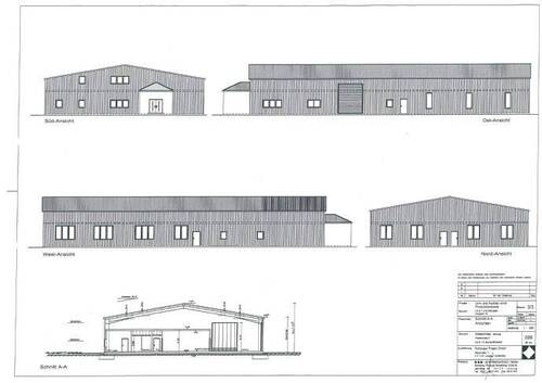 Ansichten - Halle zur Miete in Brand-Erbisdorf