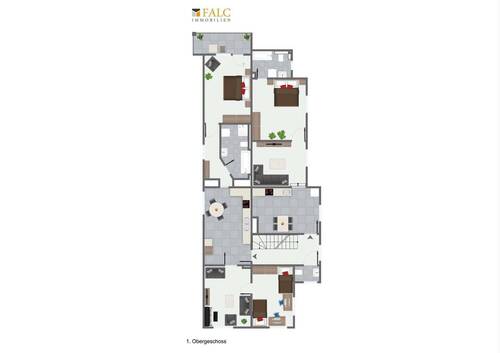 1. Obergeschoss Haupthaus - 