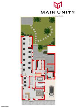 Erdgeschoss und Außenbereich - 