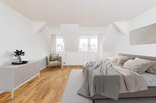 Visualisierung Schlafen - 3 Zimmer Etagenwohnung zum Kaufen in Leipzig