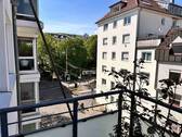 Blick vom Balkon - 2 Zimmer Etagenwohnung in Stuttgart
