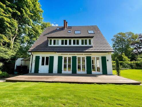 Gartenansicht - 7 Zimmer Einfamilienhaus zum Kaufen in Meerbusch