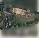 Luftbild Grundstück - Hoppegarten: 10.245m² Bauland und Vorbescheid 3-4 MFH, nahe S-Bahn , an Waldrand und Galopprennbahn