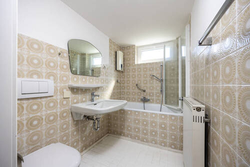 Badezimmer im Anbau - 