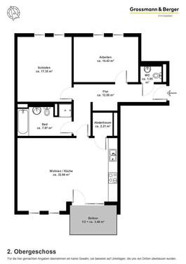 2. Obergeschoss - 