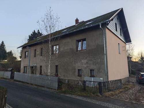 Straßenansicht.jpg - Ein- bis Zweifamilienhaus in der Gemeinde Bobritzsch- Hilbersdorf
