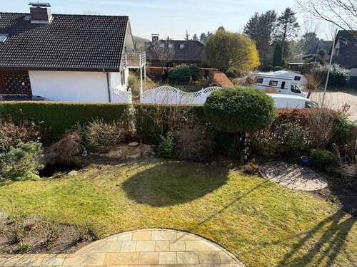 Gartenausblick von oben - 
