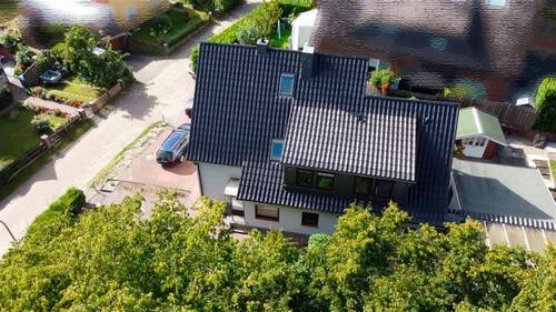Draufsicht Seite - 5 Zimmer Mehrfamilienhaus, Wohnhaus zum Kaufen in Osterholz-Scharmbeck