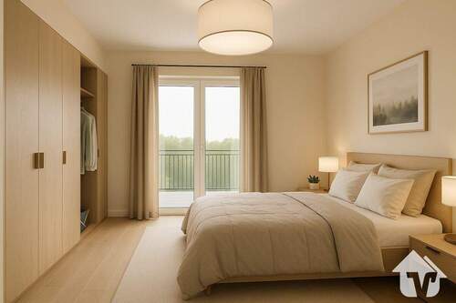 Schlafzimmer - 3 Zimmer Etagenwohnung in Surwold