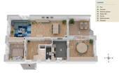 Grundrissvisualisierung_Erdgeschoss - 