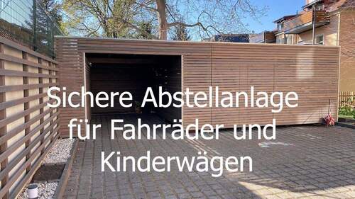 Fahrradabstellanlage - Etagenwohnung mit 69,30 m&sup2; in Dresden zur Miete