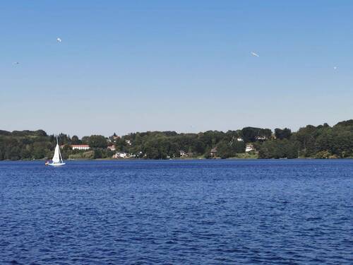 Blick vom Dom auf das schöne Bäk - Grundstück zum Kaufen in Ratzeburg