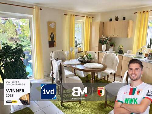Thumbnail ImmoScout - FCA (38) - Vermietete 2-Zimmer-Wohnung im Souterrain mit Südterrasse und Stellplatz in Dischingen-Frickingen