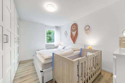 Schlafzimmer - Etagenwohnung mit 55,90 m² in München zum Kaufen