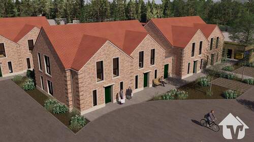 Perspektive Reihenhaus (1) - 3 Zimmer Reihenmittelhaus zum Kaufen in Aschendorf