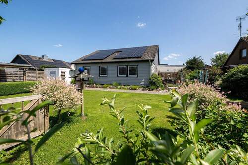 Ansicht aus dem Garten - 4 Zimmer Mehrfamilienhaus, Wohnhaus in Jübek