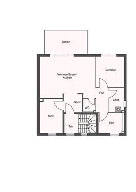 Obergeschoss - 3 Zimmer Etagenwohnung in Ennepetal