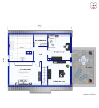 Dachgeschoss - 