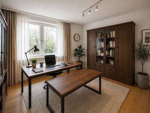 Wohnzimmer 1 - 5 Zimmer Einfamilienhaus in Hamburg