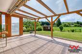 Terrasse Blick in den Garten - 
