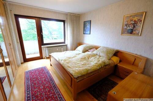 Schlafzimmer mit Nordostbalkon - 