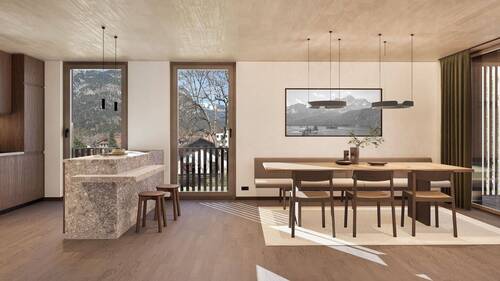 Titelbild - 3-Zimmer Wohnung im Garmischer Zentrum