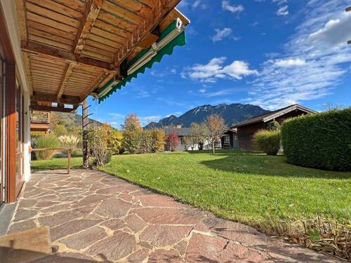Terrasse/Garten - 6 Zimmer Einfamilienhaus in Oberammergau