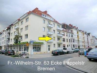 1 Ansicht.jpg - Flüsseviertel, 3 ZKB mit Balkon im 1. OG