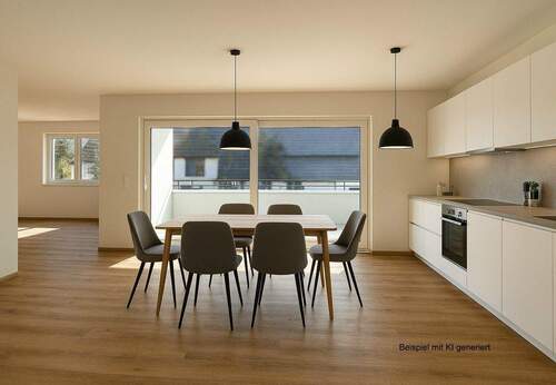 Beispiel Möblierung - Sonnige 4-Zi.-Neubauwhg. in Senden