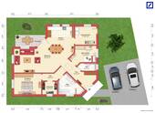 Grundriss - 4 Zimmer Bungalow zum Kaufen in Doberschau