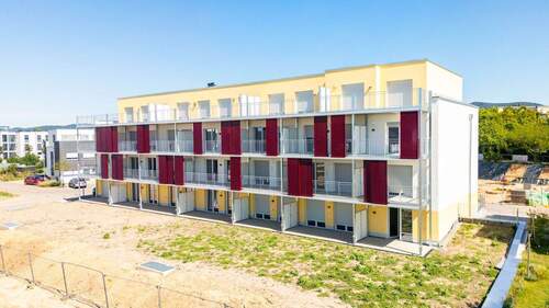 Außenansicht - Drohne - 2 Zimmer Etagenwohnung zur Miete in Ladenburg